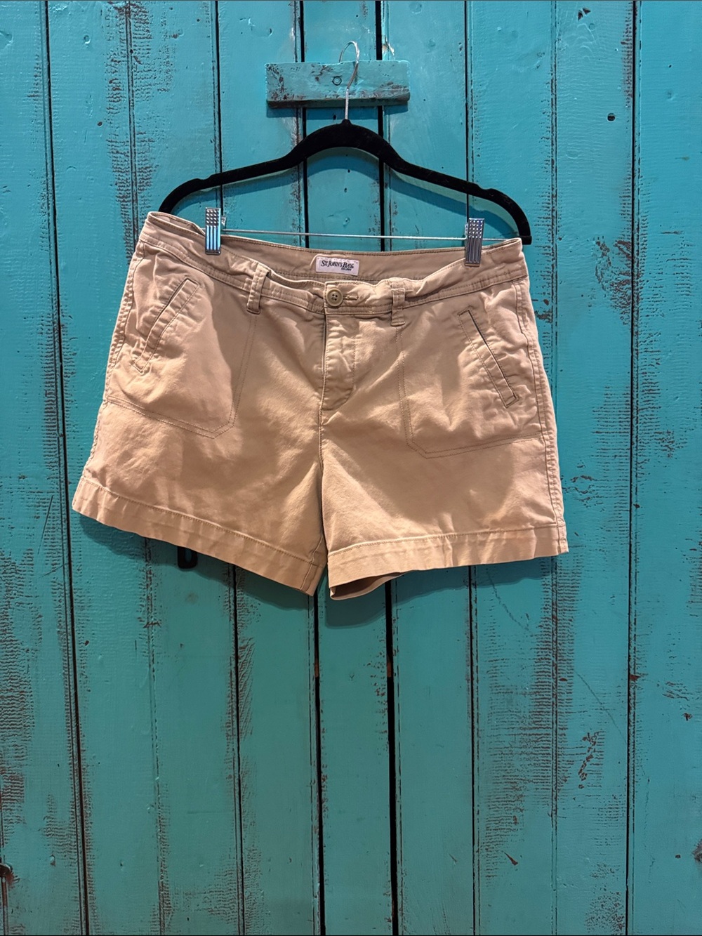St. John's Bay Tan Cotton Bermuda Shorts